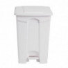 Cestino per la cucina con pedale bianco 45L - Jantex - Fourniresto