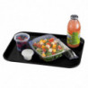 Vassoio rettangolare nero in polipropilene Fast Food 410mm - Cambro - Fourniresto