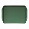 Vassoio rettangolare verde con maniglie in polipropilene Fast Food 430mm - Cambro - Fourniresto