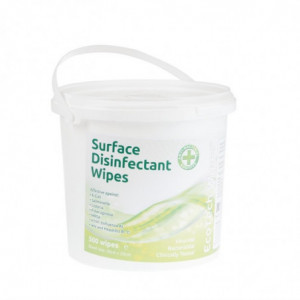 Surface Disinfectant Wipes Box - Pack of 500 - FourniResto - Fourniresto