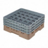 Glass Rack 25 Compartments Camrack Beige Max Height 215mm - Cambro - Fourniresto