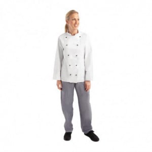 Veste De Cuisine Mixte Chicago Manches Longues Blanche Taille L - Whites Chefs Clothing - Fourniresto