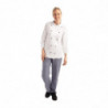 Unisex Chicago Long Sleeve White Chef Jacket Size L - Whites Chefs Clothing - Fourniresto