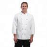 Giacca da cucina unisex Chicago a maniche lunghe bianca taglia M - Whites Chefs Clothing - Fourniresto