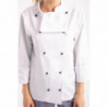 Giacca da cucina unisex Chicago a maniche lunghe bianca taglia M - Whites Chefs Clothing - Fourniresto