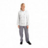 Unisex Chicago Long Sleeve White Chef Jacket Size XL - Whites Chefs Clothing - Fourniresto