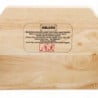 Sedia Alta In Legno Finitura Naturale - Bolero - Fourniresto