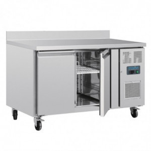 Tavolo Refrigerato 2 Ante Con Schienale - 282 L - Polar - Fourniresto