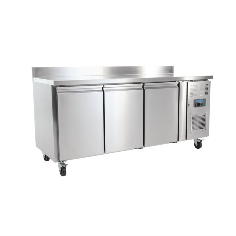 Tavolo refrigerato con schienale 3 ante - 417 L - Polar - Fourniresto