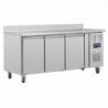 Tavolo refrigerato con schienale 3 ante - 417 L - Polar - Fourniresto