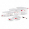 Food Container Gn1/9 1L - Set of 4 - Araven - Fourniresto