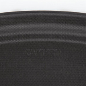 Vassoio da servizio ovale in fibra di vetro antiscivolo Camtread nero - Cambro - Fourniresto