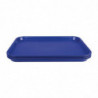 Blue Plastic Fast Food Tray - Olympia KRISTALLON - Fourniresto