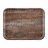 Laminate Surface Grained Tray Dark Oak 430 mm - Cambro - Fourniresto