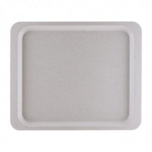 Plateau de service en polyester GN1/2 325x265mm Gris moucheté - Roltex - Fourniresto