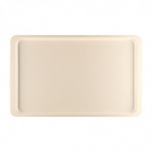 Vassoio da servizio in poliestere GN1/1 530x325mm beige - Roltex - Fourniresto