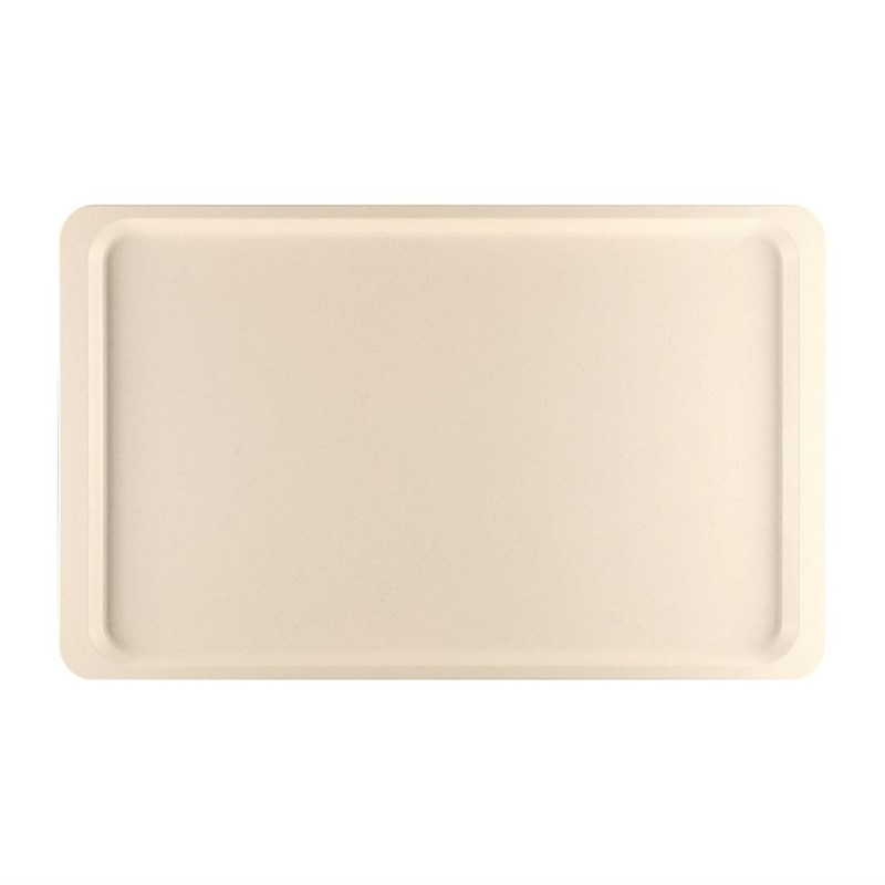 Vassoio da servizio in poliestere GN1/1 530x325mm beige - Roltex - Fourniresto