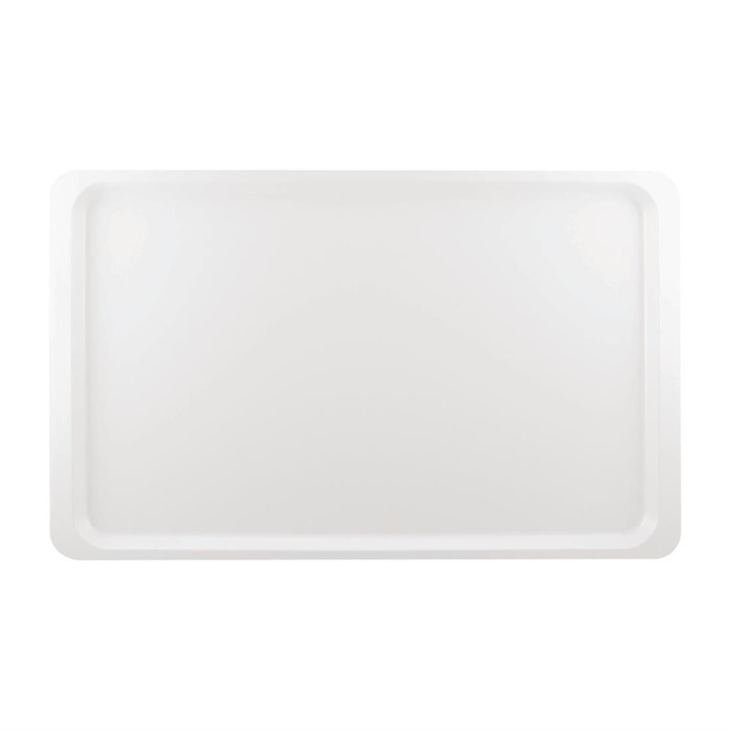 Plateau de Service en Polyester GN1/1 530x325mm Blanc - Roltex - Fourniresto