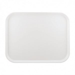 Service Tray in Polyester America 460x360mm White - Roltex - Fourniresto