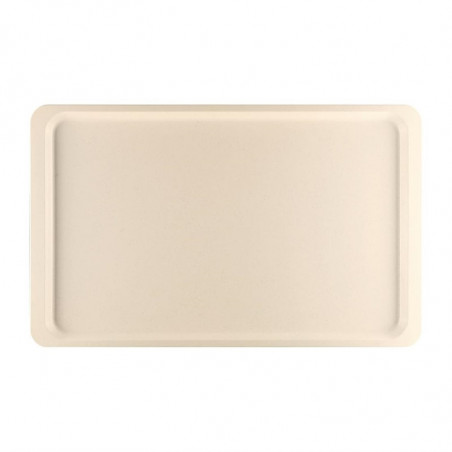 Vassoio da servizio in poliestere GN1/2 325x265mm beige - Roltex - Fourniresto