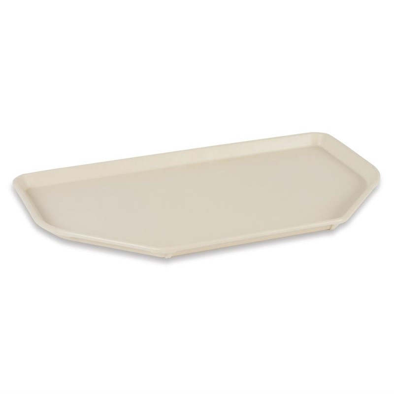 Plateau de Service en Polyester Trapèze 500x325mm Beige - Roltex - Fourniresto