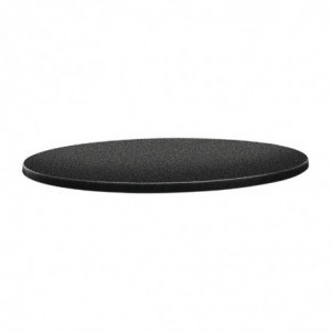 Plateau De Table Rond Classic Line Anthracite - Ø 700mm  - Topalit