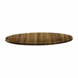 Plateau De Table Rond Classic Line Atacama Cherry - 800mm  - Topalit