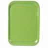 Vassoio da servizio in poliestere trapezoidale GN 500x325mm verde - Roltex - Fourniresto