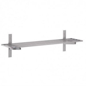Mensola da Parete Forata in Acciaio Inox - L 1800 x 400mm - Gastro M