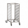 Carrello scorrevole in acciaio inossidabile 10 livelli - 600 x 400mm - Gastro M