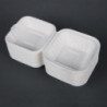 Compostable Hamburger Boxes - L 149 mm - Pack of 500 - Fiesta Green