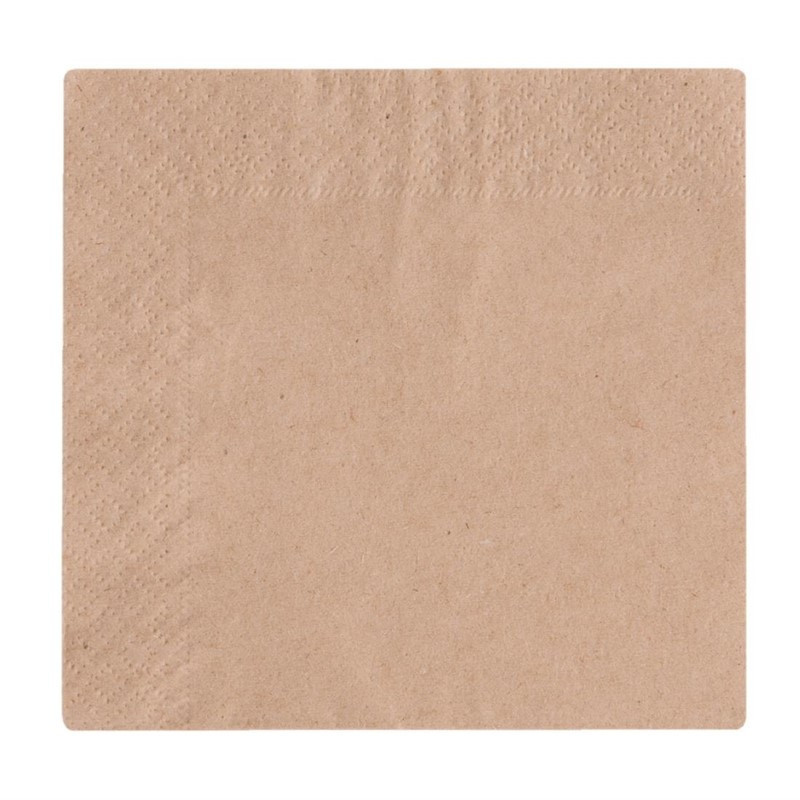 Compostable 2-Ply Cocktail Napkins - L 24mm - Pack of 250 - Vegware