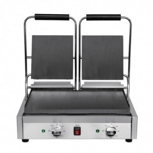 Double Smooth/Smooth Bistro Contact Grill 230V - Buffalo
