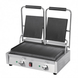 Grill a Contatto Doppio Bistro Liscio/Liscio 230V - Buffalo