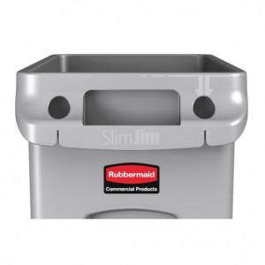 Raccoglitore Slim Jim in plastica - 60L - Rubbermaid