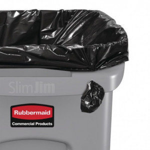 Contenitore Grigio Slim Jim - 87L - Rubbermaid