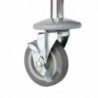 Piccolo Carrello di Sgombero in Acciaio Inox - 2 Livelli - L 710 x P 405mm - Vogue
