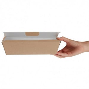 Scatole alimentari Kraft compostabili - L 250mm - Confezione da 150 - Colpac