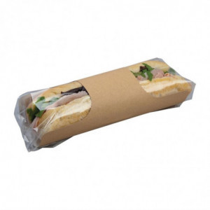 Sacchetti Baguette Kraft Riciclabili Clasp Clip - Lotto di 500 - Colpac