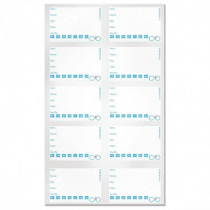 Reusable Traceability Labels - Set of 50 - FourniResto