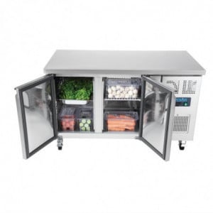 Tavolo Refrigerato Positivo 2 Porte - 282 L - Polar