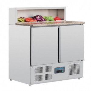 Bancone di preparazione refrigerato per pizze Serie G - 288L - Polar - Fourniresto