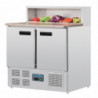 Bancone di preparazione refrigerato per pizze Serie G - 288L - Polar - Fourniresto