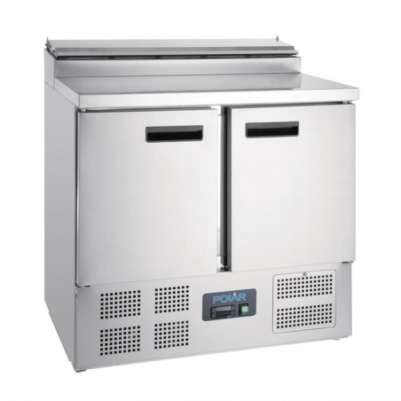 Bancone di preparazione refrigerato per pizze e insalate Serie G - 254L - Polar - Fourniresto