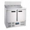 Refrigerated Preparation Counter for Pizzas and Salads Series G - 254L - Polar - Fourniresto