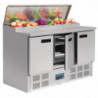 Bancone di preparazione refrigerato per pizze e insalate Serie G - 390L Polar - Fourniresto