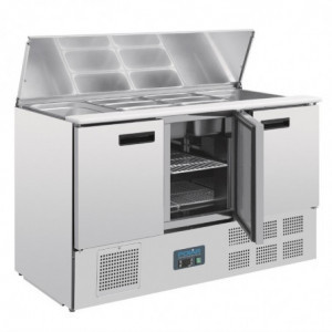 Bancone per insalate refrigerato serie G - 368L - Polar - Fourniresto