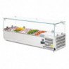 Vetrina per ingredienti refrigerata Serie G - 5 x GN 1/4 - Polar - Fourniresto