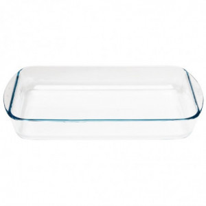 Piatto da forno rettangolare in vetro - L 350 x P 230mm - Pyrex