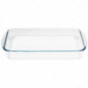 Piatto da forno rettangolare in vetro - L 350 x P 230mm - Pyrex